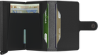 SECRID Secrid Yard Black/Powder Black Miniwallet Black/Powder Black back view