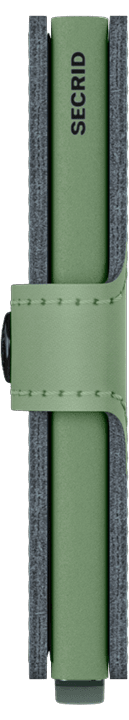 SECRID Secrid Yard Powder Pistachio Miniwallet Powder Pistachio model front view
