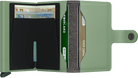 SECRID Secrid Yard Powder Pistachio Miniwallet Powder Pistachio back view