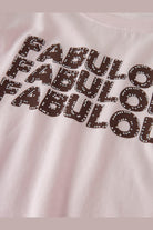 NAME IT Karina Short Sleeve Top Shopping Bag flat front view
