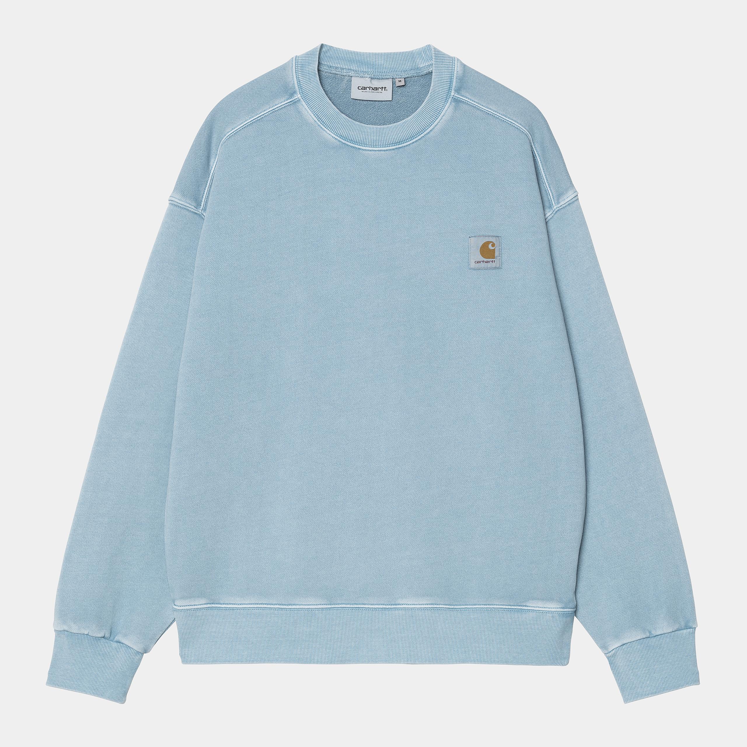 Men's Nelson Sweat-Clay Blue-Front View