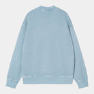 Carhartt WIP Nelson Sweat-Clay Blue Clay Blue model front view