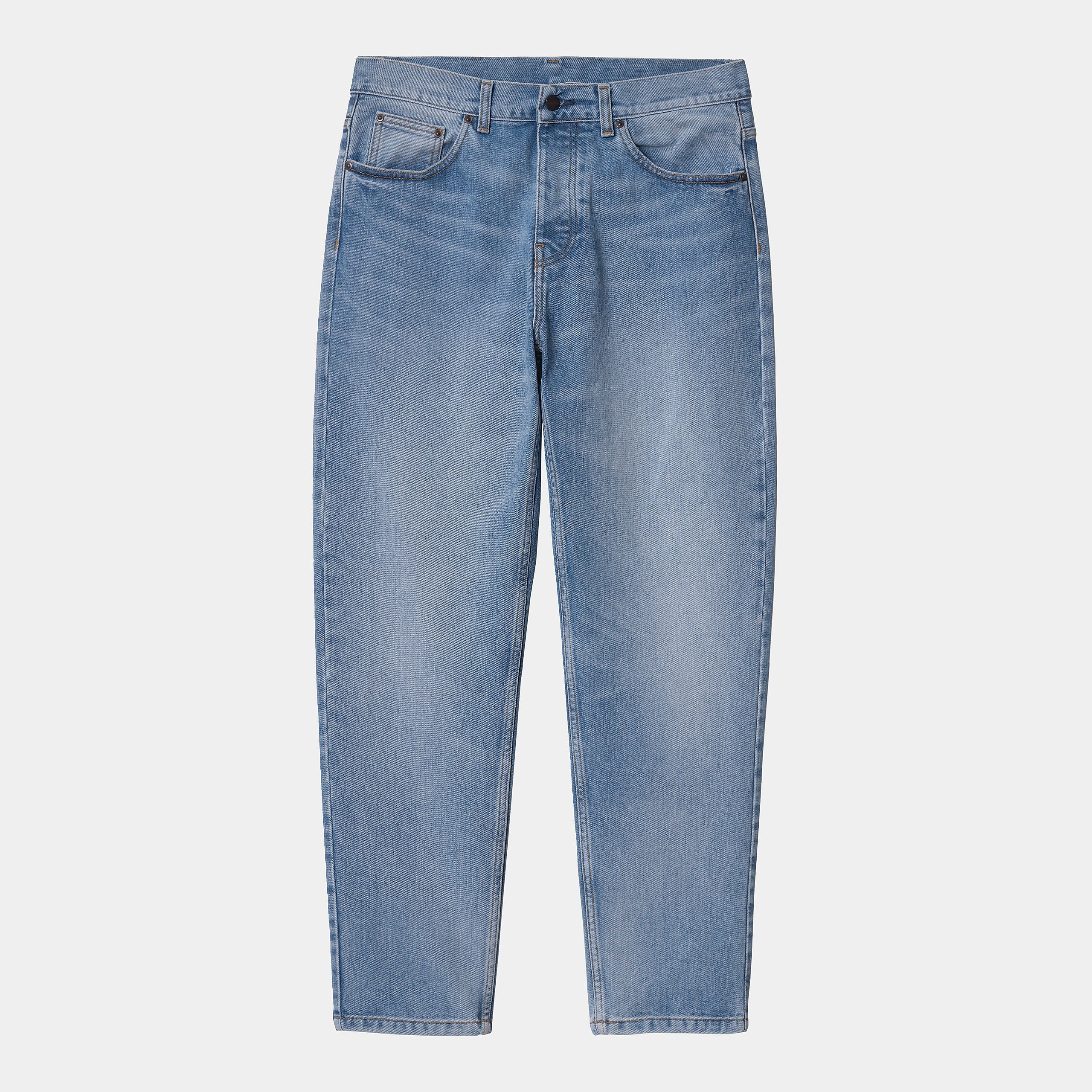 Carhartt WIP Newel Pant-Blue-Light Washed Blue detail view