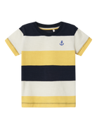 NAME IT Facts Short Sleeve Top-Dark Sapphire Dark Sapphire front view