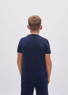 DIESEL KIDS Heath Navy/Sky Tee Navy/Sky side view