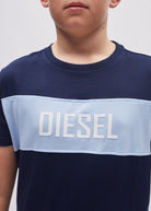 DIESEL KIDS Heath Navy/Sky Tee Navy/Sky detail view