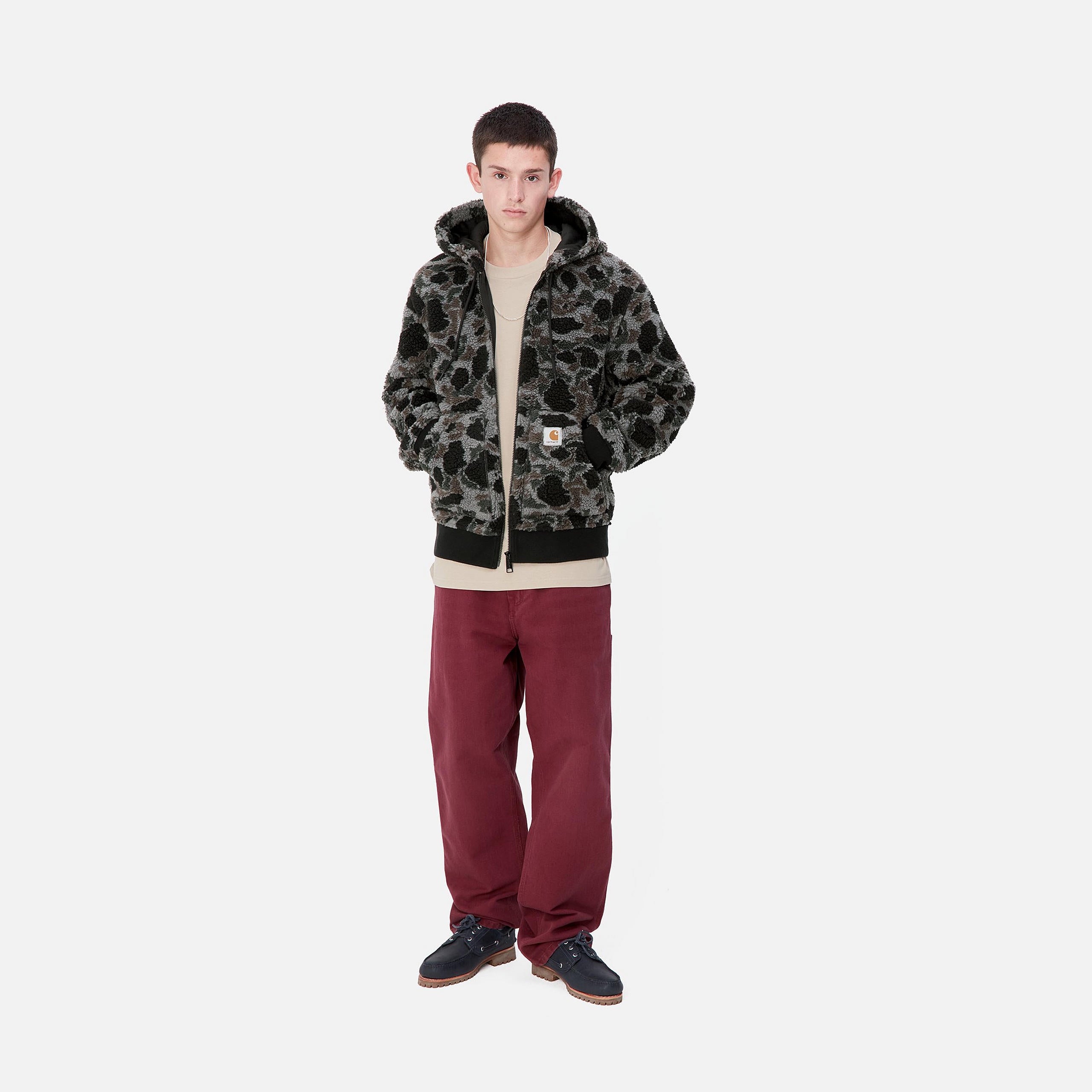 OG Active Liner Camo Duck Jacket-Full model view