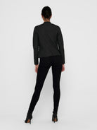 ONLY Ava Faux Leather Biker-Black BLACK detail view