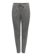ONLY Poptrash Life Easy Colour Pant-Medium Grey Melange Medium Grey Melange front view