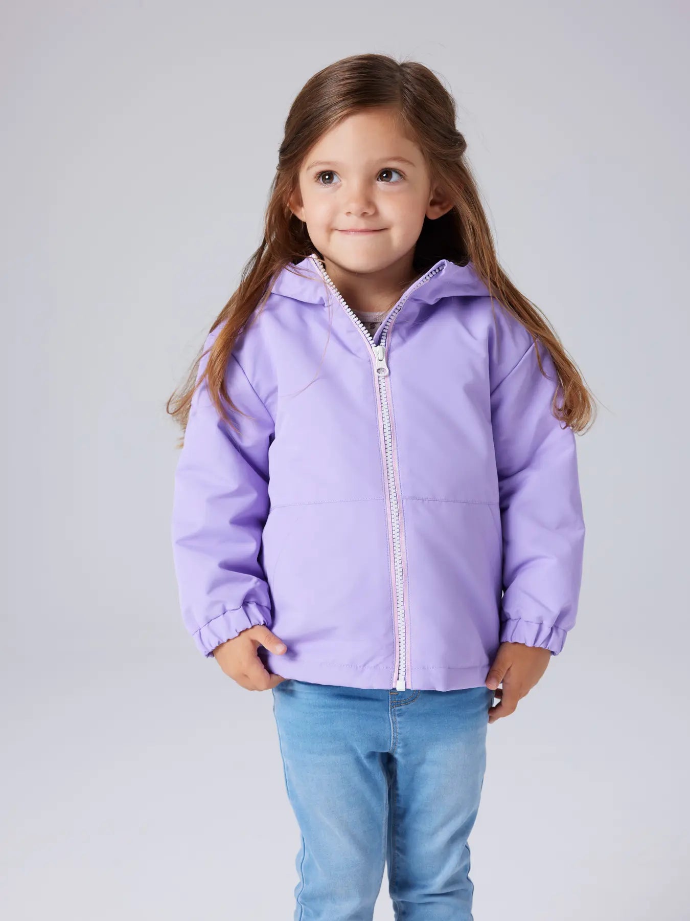 NAME IT Assimo girls' Bougainvillea jacket worn by child model