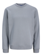 JACK JONES ORIGINALS Catskills Minimal Sweat Crew Neck-Tradewinds Tradewinds front view