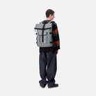 Carhartt WIP Philis Backpack-Dove Grey Dove Grey model front view
