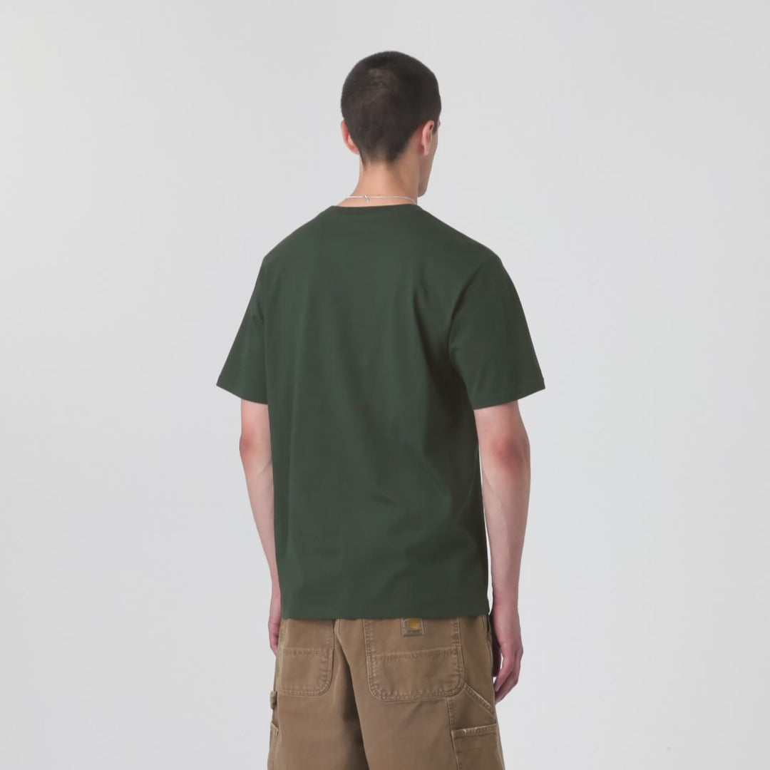 S/S Pocket T-Shirt-Dark Scarab.3U0XX