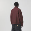 Half Zip American Script Sweat - Amarone