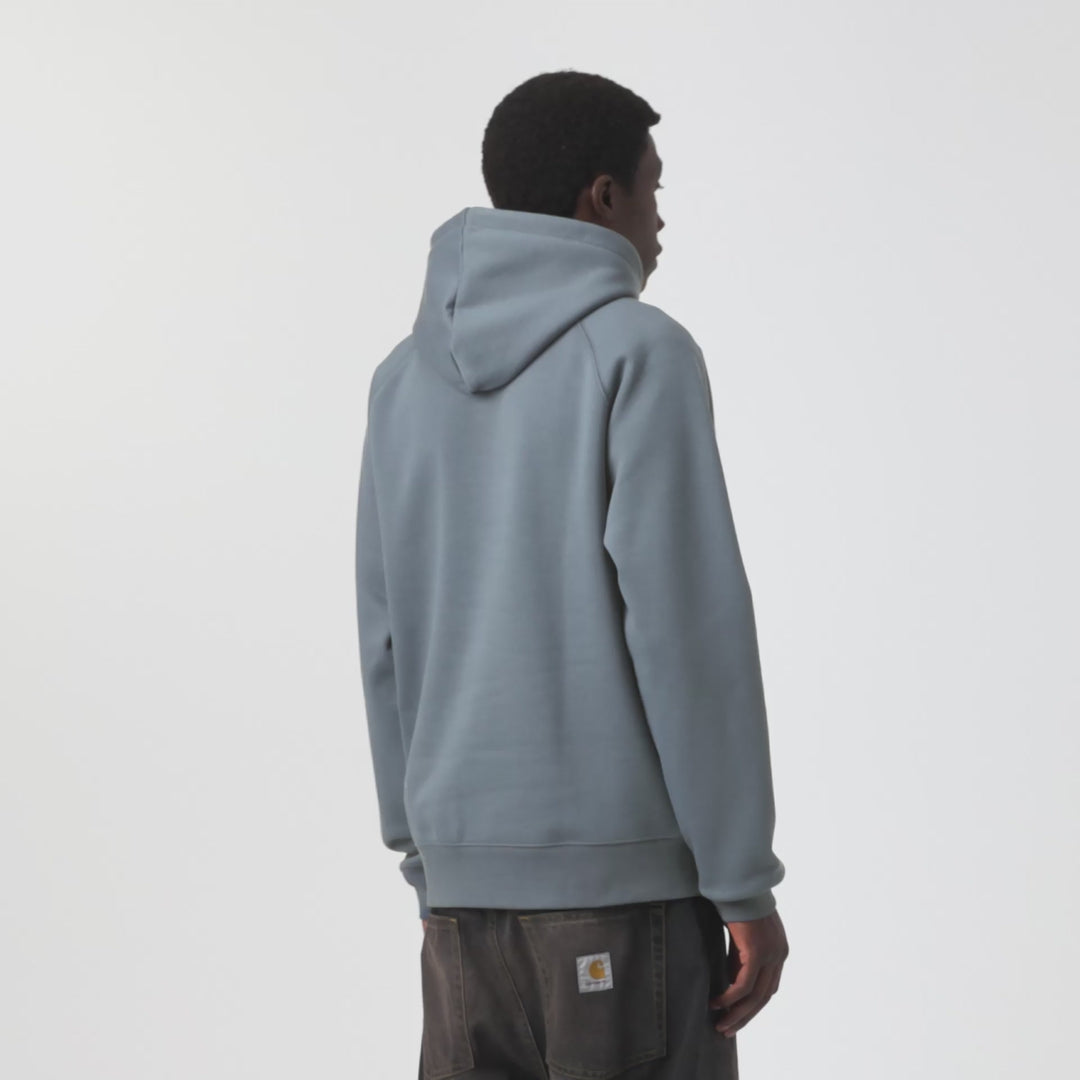 Hooded Chase Sweat - Icesheet / Gold
