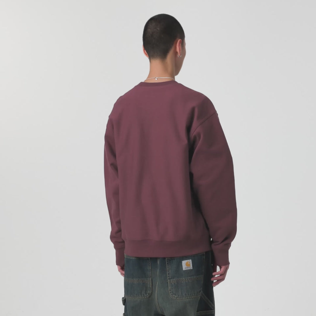 American Script Sweat - Amarone