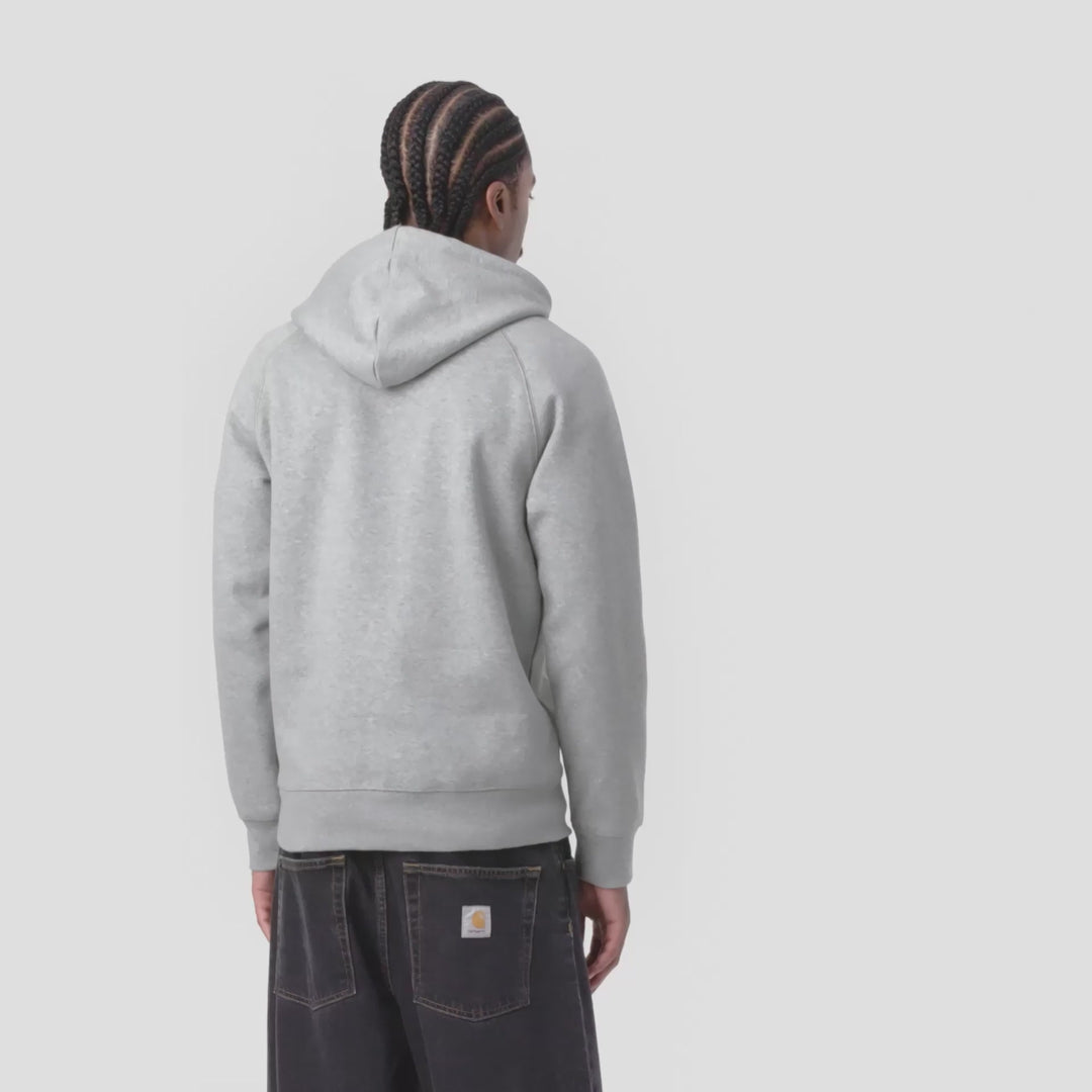 Hooded Chase Sweat - Grey Heather / Gold