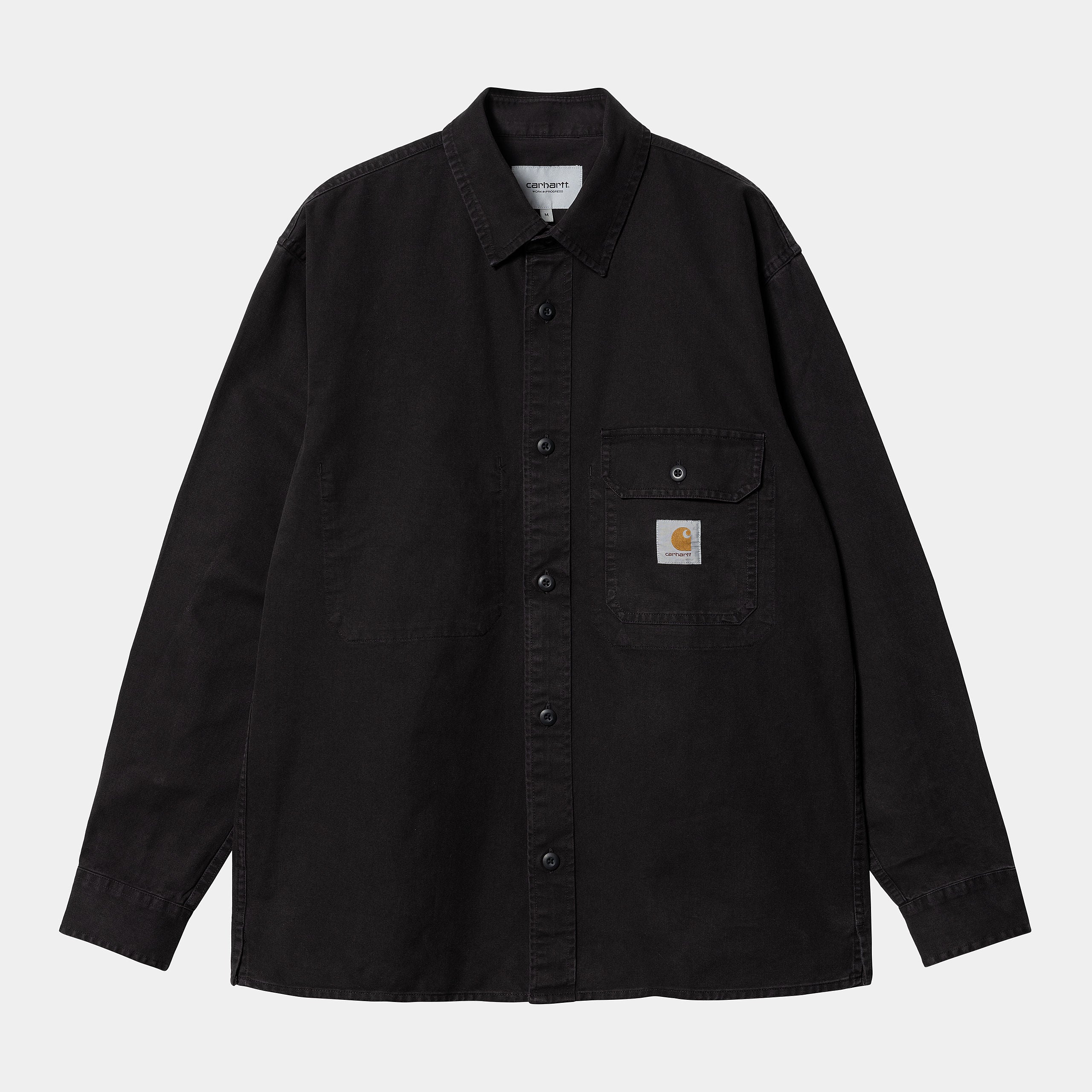 Reno Black Shirt Jacket-Front view
