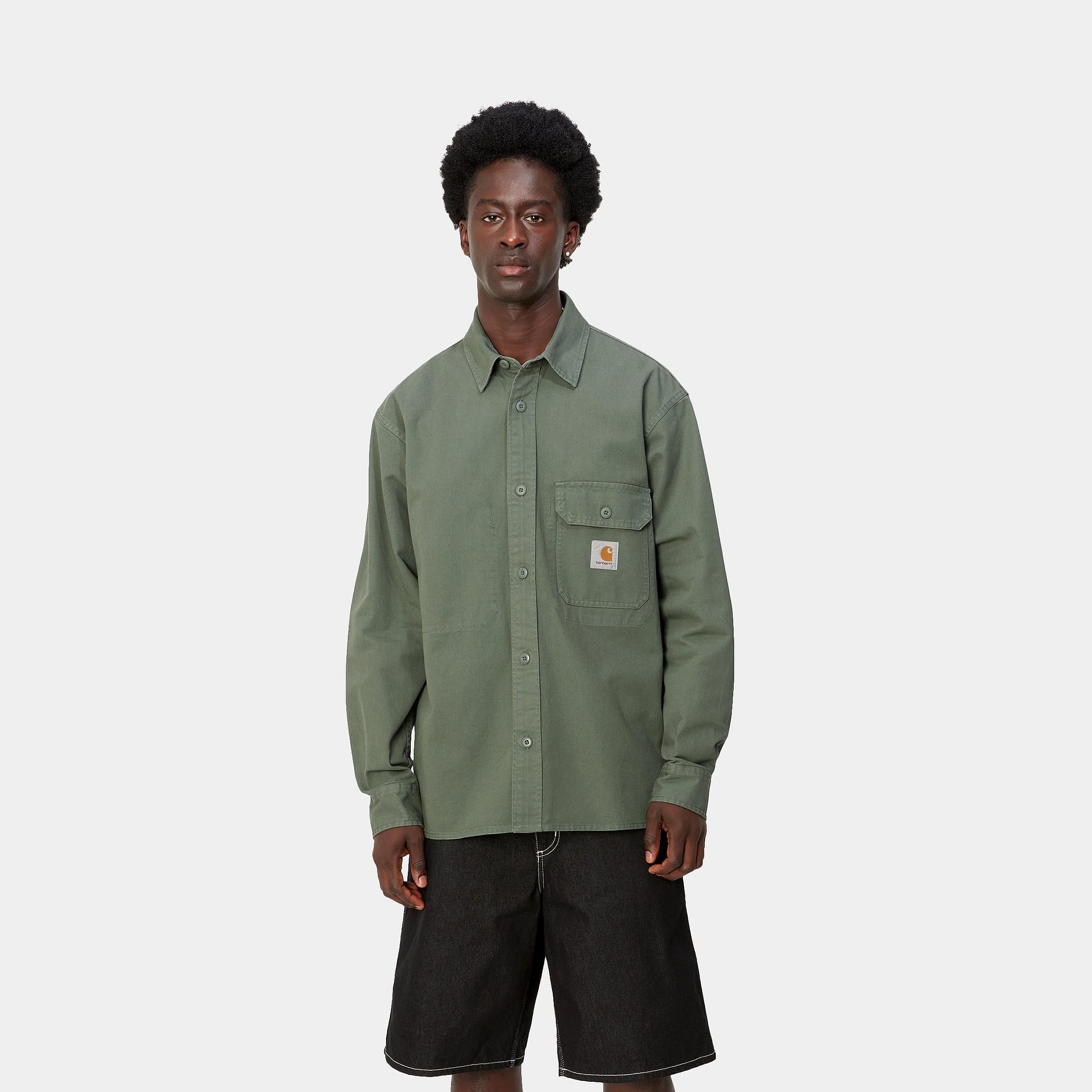 Carhartt WIP Reno Park Shirt Jacket Park front view
