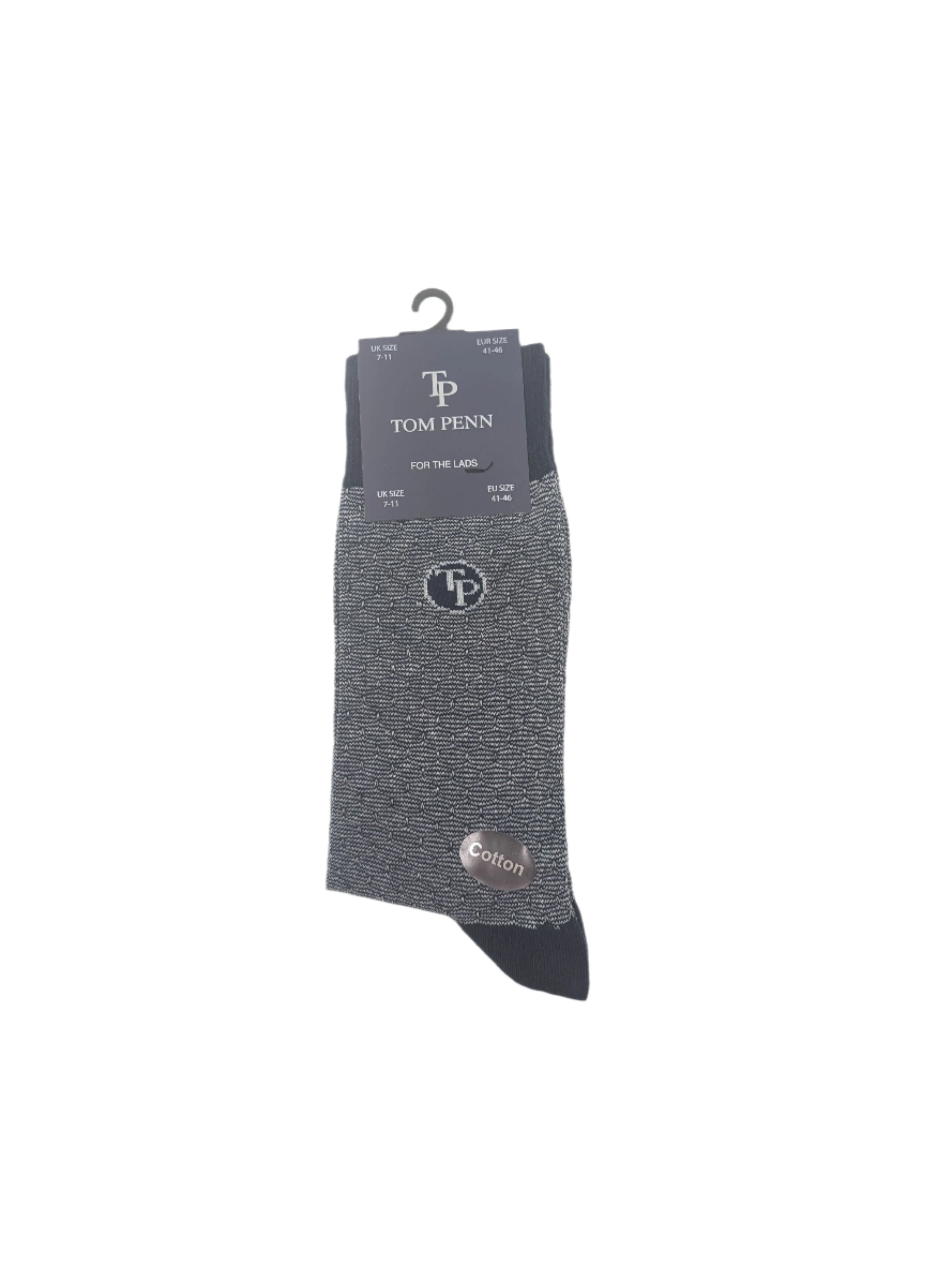 tom penn Tom Penn Navy Socks Navy front view