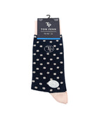 tom penn Tom Penn Navy/Pink Sock Navy front view