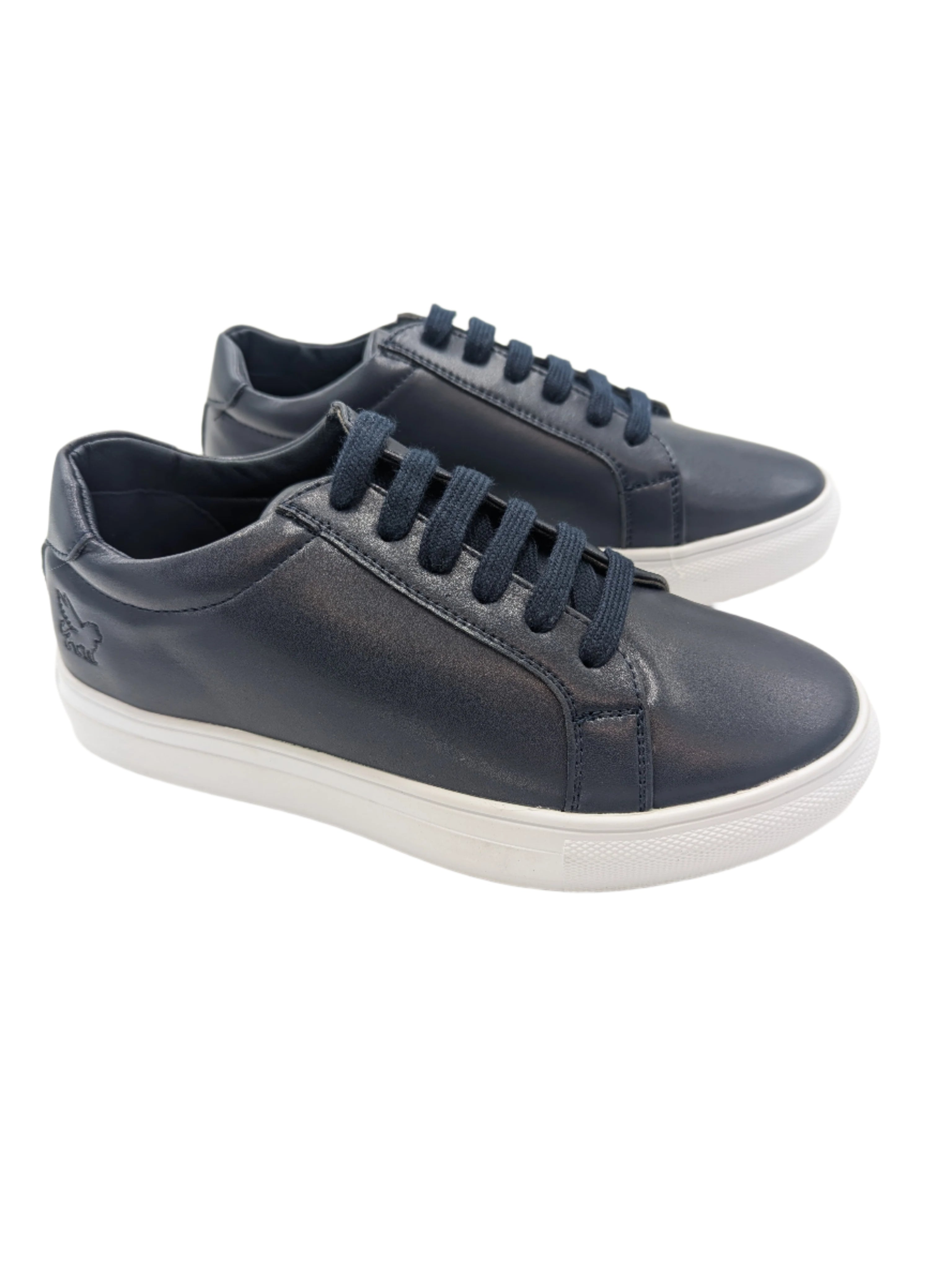 Geneva Kids Navy Trainer-Side view