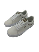 Vans Womens Womens Off White/Green Seldon Sneaker OFF WHITE front view