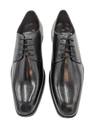 BENETTI Thomas Black Leather Brogue Toe Shoe Black model front view