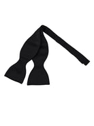 Zazzi Self Tie Black Tuxedo Bow Black front view