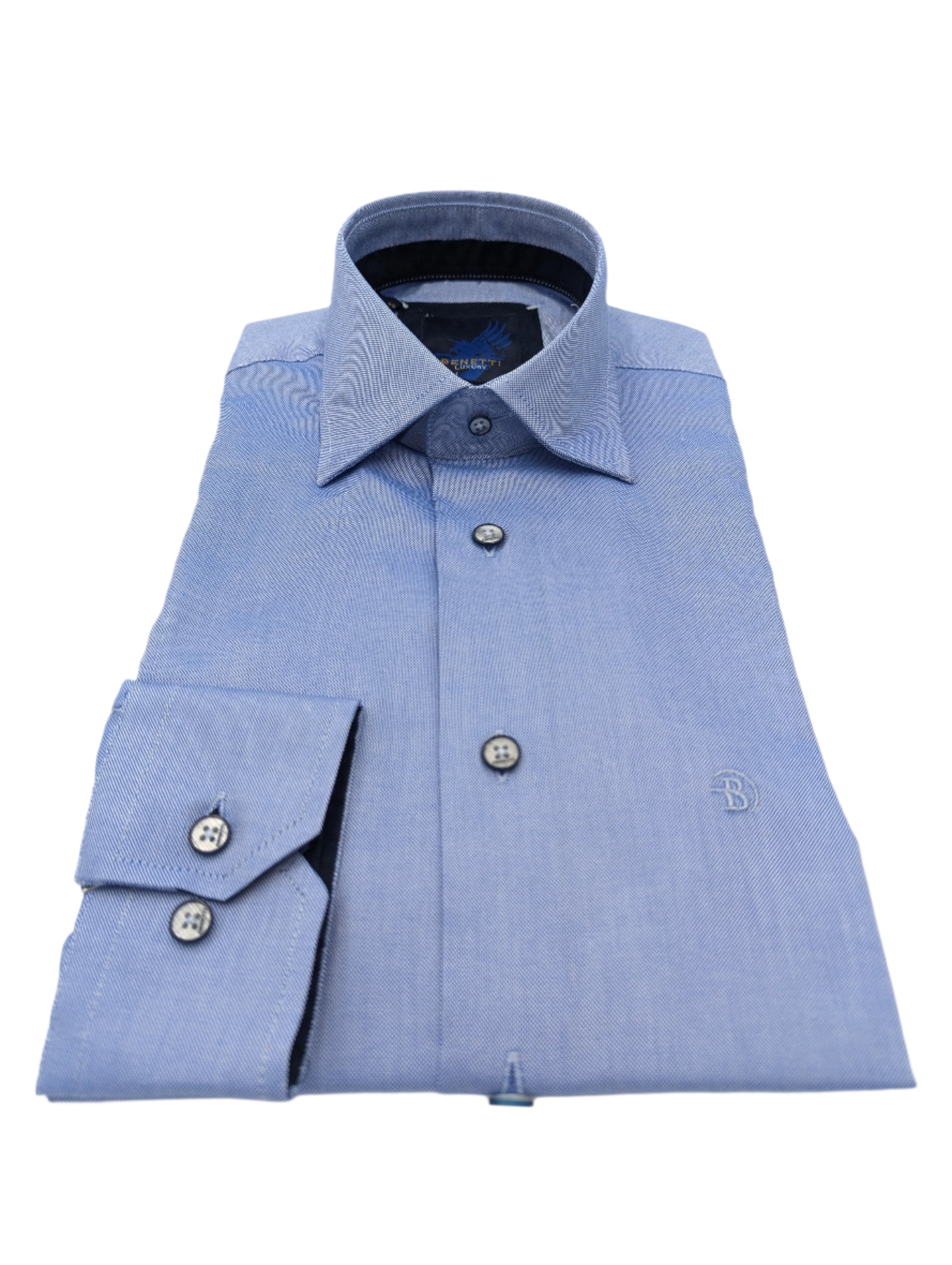 Hogan Casual Sky Shirt-Collar view