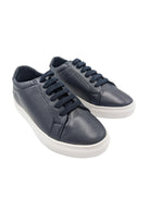 Marcozzi Boyswear Geneva Kids Navy Trainer Midnight Blue front view