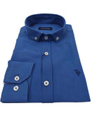 tom penn Tom Penn Long Sleeve Cobalt Shirt COBALT front view