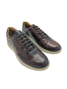 Dubarry Bragg Lace Up Brown Shoe Brown front view