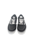 Vans Youths Brooklyn Black/White Boys Trainers Black/White back view