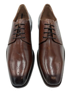 BENETTI Thomas Cognac Leather Brogue Toe Shoe COGNAC model front view