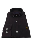 tom penn Tom Penn Long Sleeve Burgundy Shirt Burgundy front view