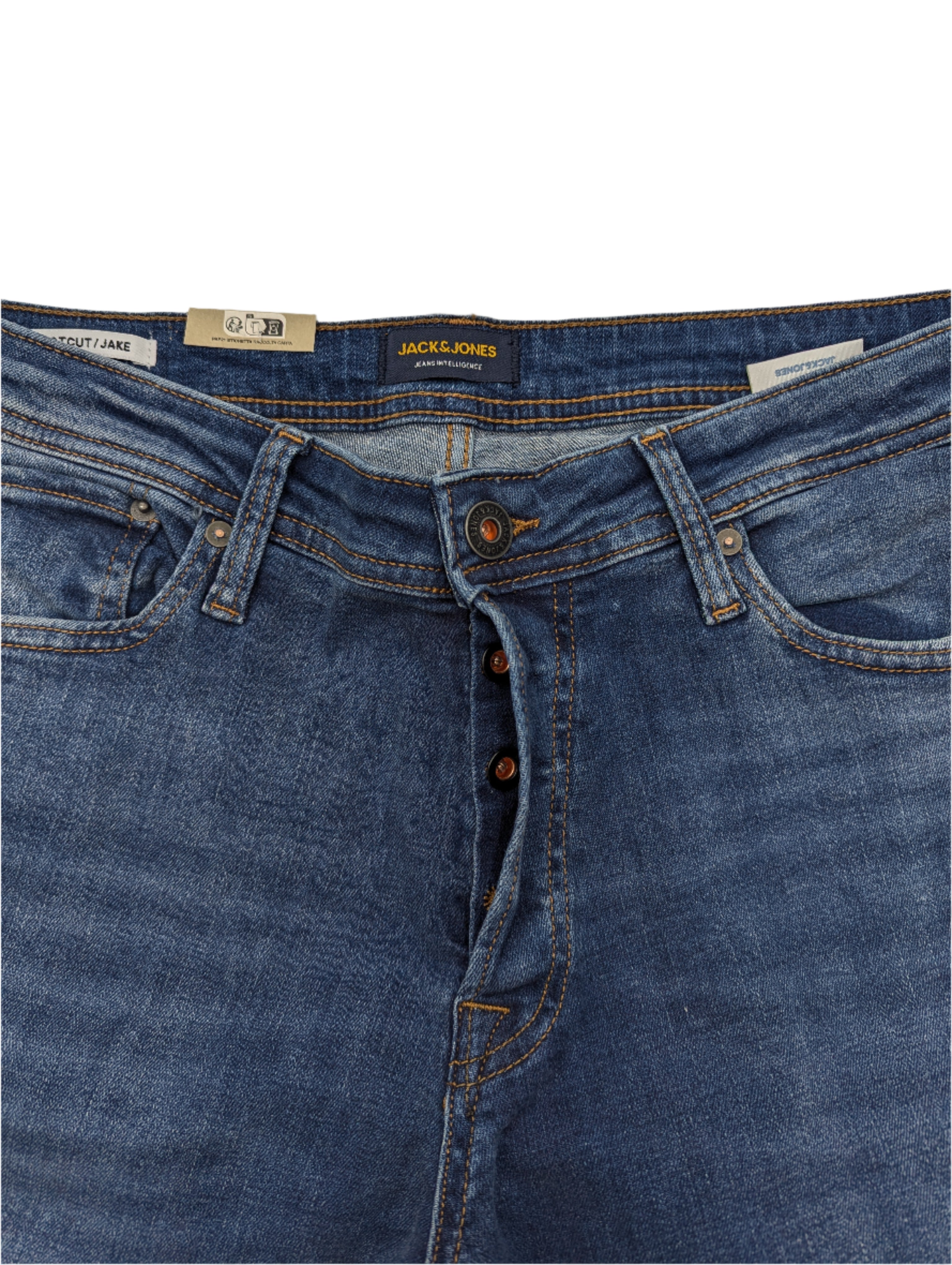 Alternate front view of Jack and Jones Jake 782 bootcut jeans