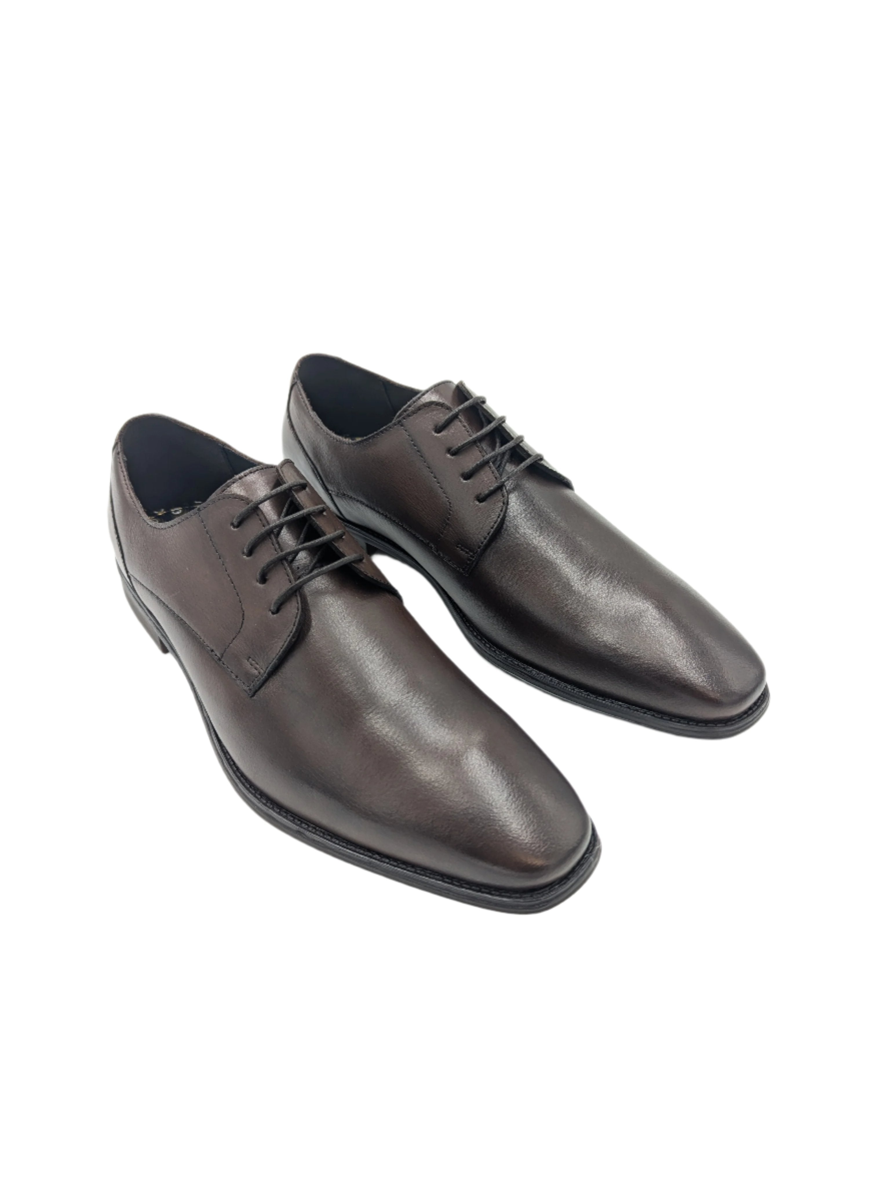 Thomas Crick Falcon Brown Leather Shoe BROWN front view