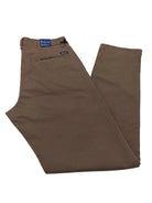ENZO Enzo Brown Slim Fit Chino BROWN model front view
