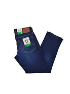 6TH SENSE Colorado Marine Relaxed Fit Bootcut Jeans MARINE model front view