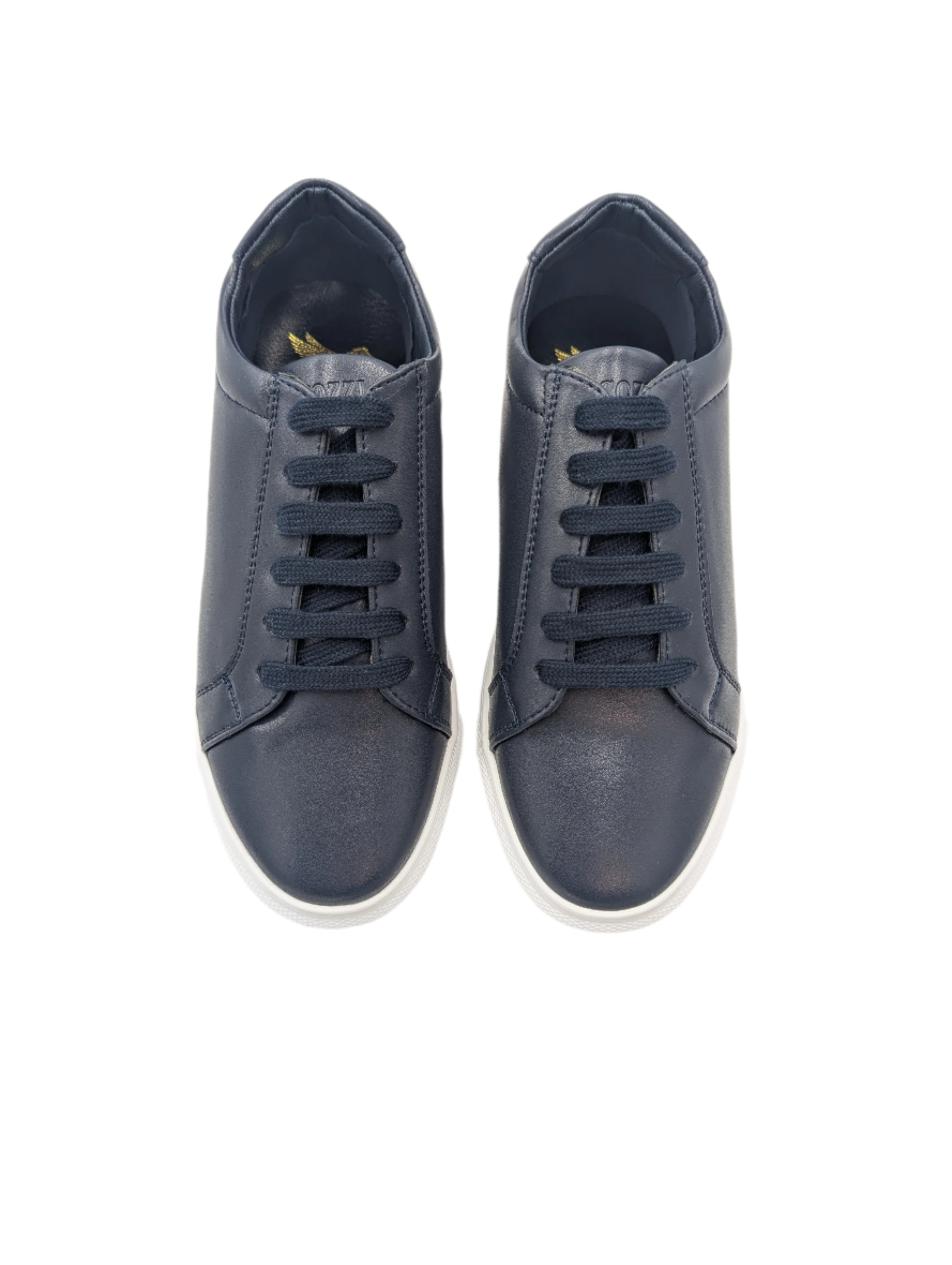 Marcozzi Boyswear Geneva Kids Navy Trainer Midnight Blue side view