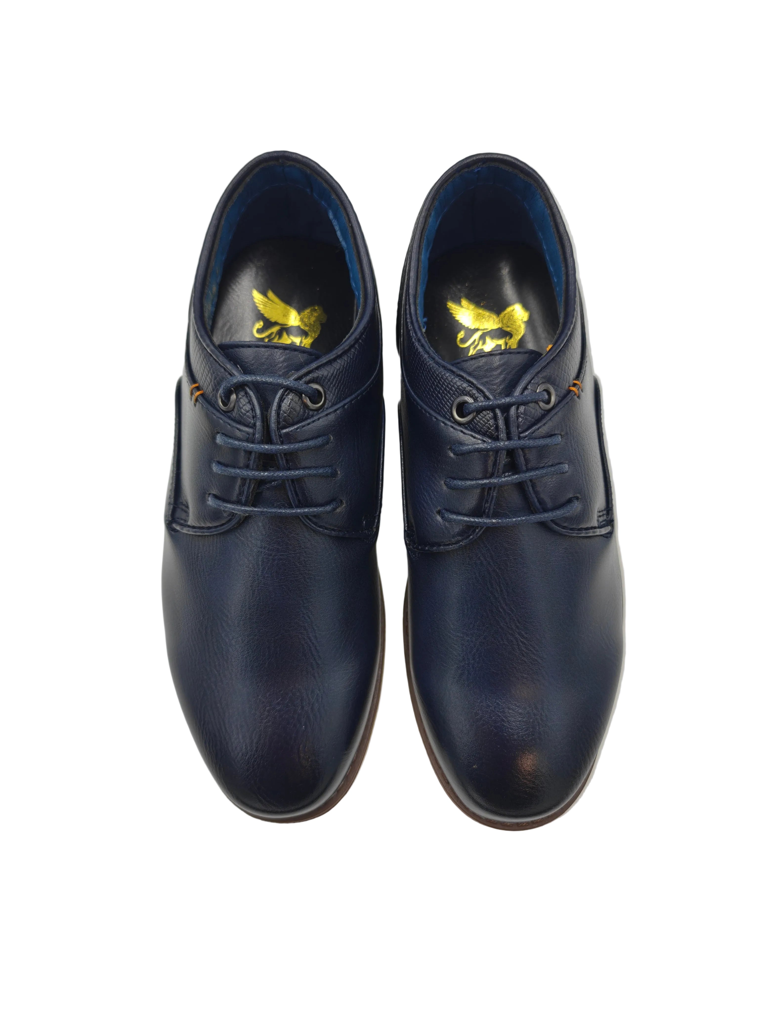 Marcozzi Boyswear Boys Malta Midnight Blue Shoe MIDNIGHT BLUE back view