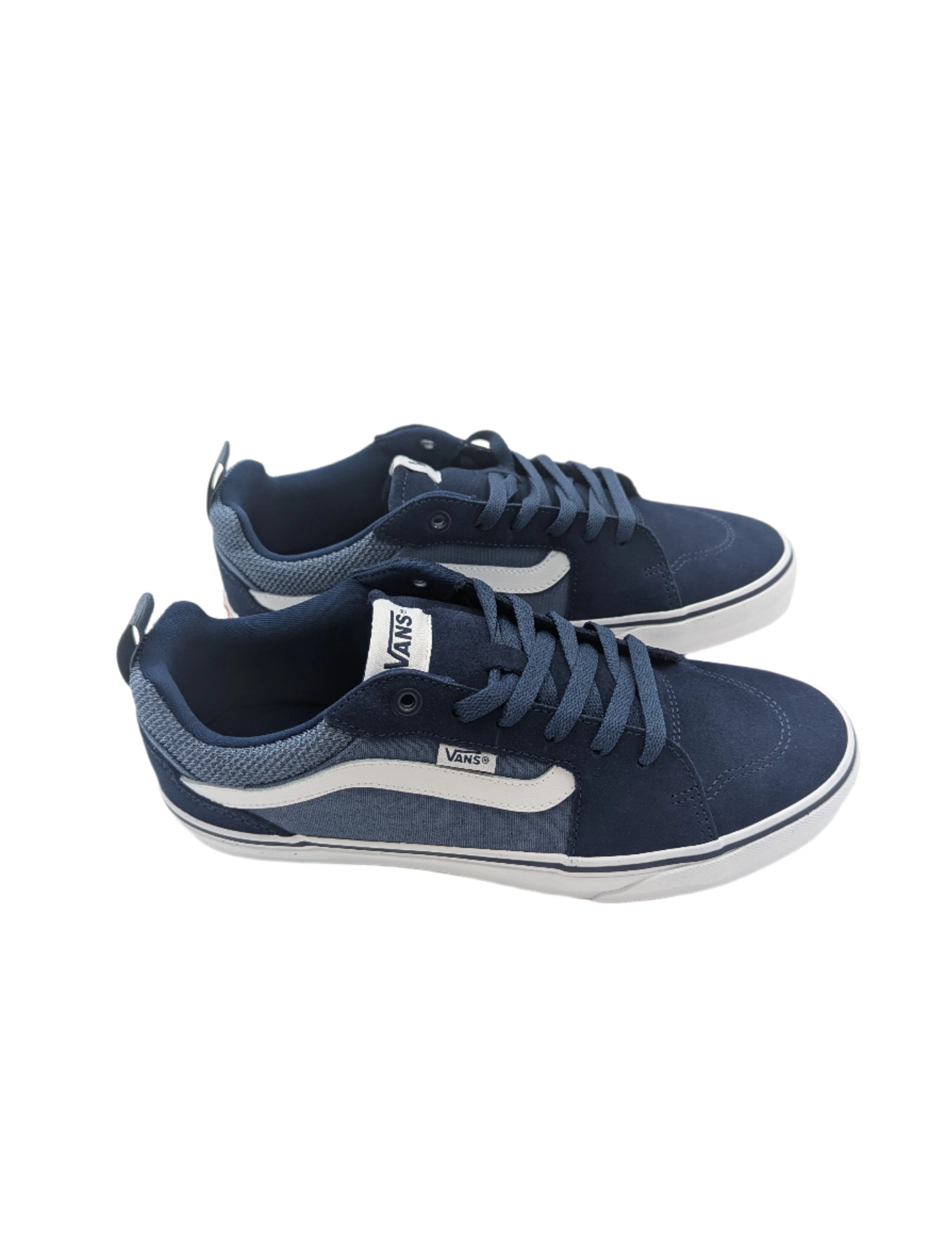 Filmore Dress Blue Trainer-Side vans view