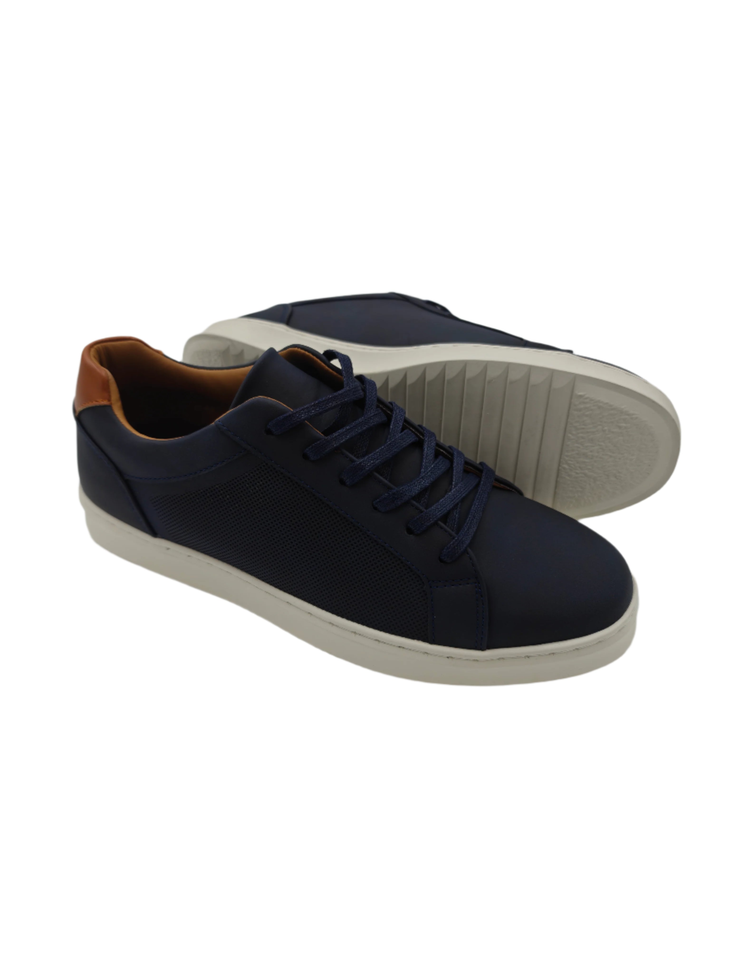 6TH SENSE Rob Navy Shoes Navy model front view