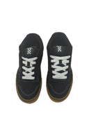 VANS Caldrone Black Suede Mesh Sneaker BLACK model front view