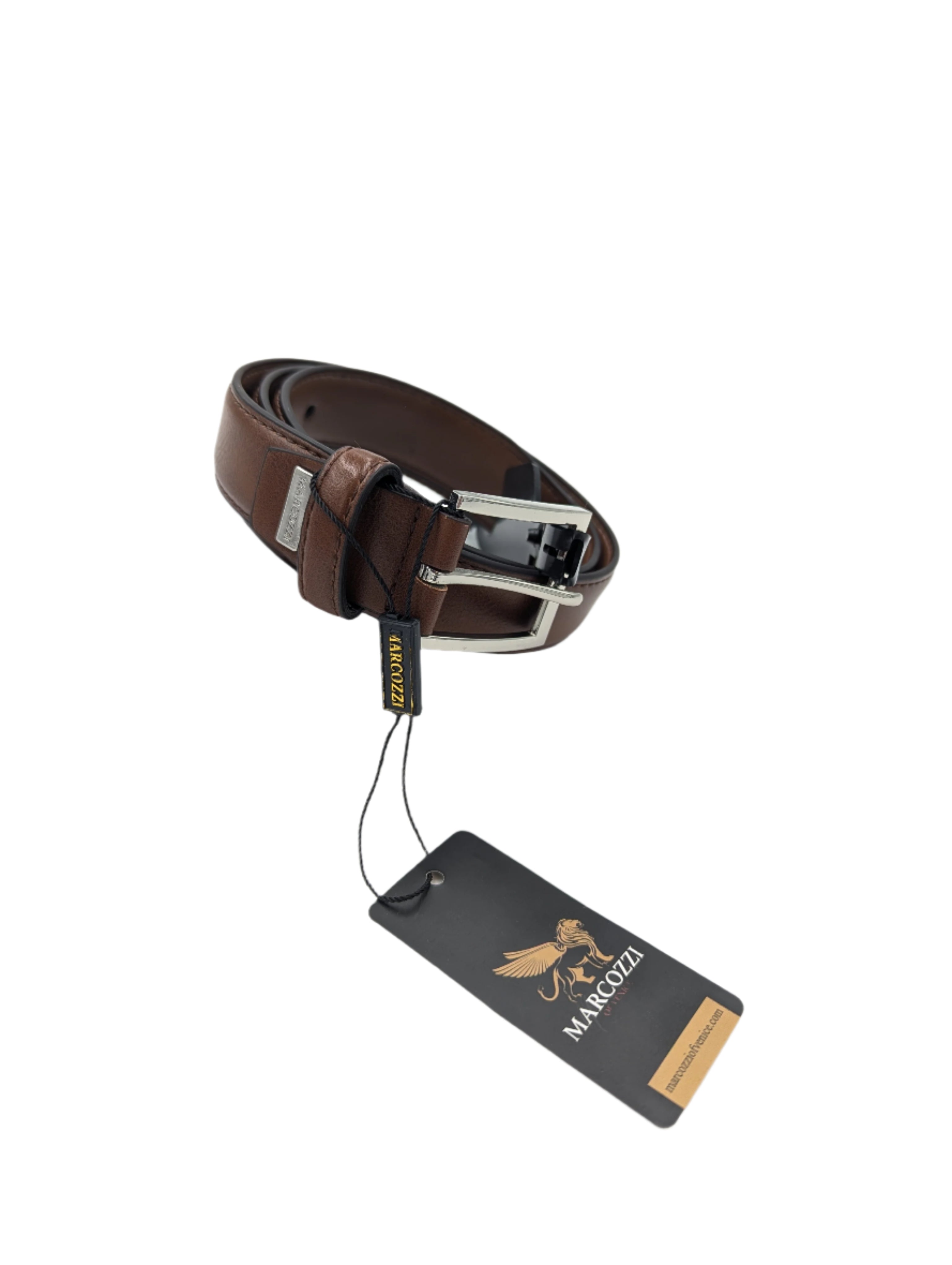 Gozo Kid Boy Cognac Belt-Buckle view