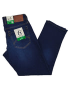 6TH SENSE Colorado Marine Relaxed Fit Bootcut Jeans MARINE front view