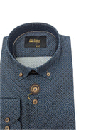 6TH SENSE Button Down Navy Blue Shirt NAVY BLUE detail view