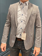 BENETTI Enzo Navy Blazer Jacket Navy front view
