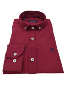 tom penn Tom Penn Long Sleeve Cherry Shirt CHERRY front view